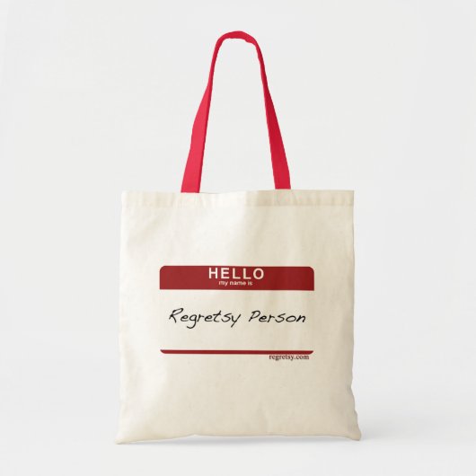 Regretsy Person Tas (Voorkant)