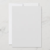 Regrettablement Script reporté Mariage Faire-part (Dos)