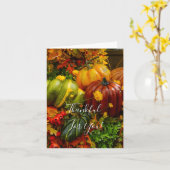 Regroupement Automne Merci Pour Vous Cartes (Fleur jaune)