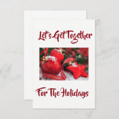 "REGROUPONS-NOUS" INVITATION DÉCORATIVE (Devant / Derrière)