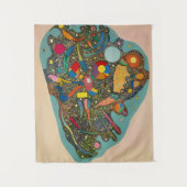 Regulated Heap, 1938 by Wassily Kandinsky Wandkleed (Voorkant)