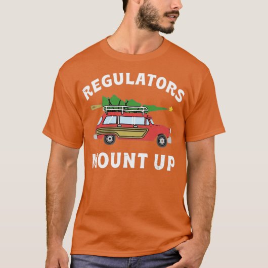 Regulators Mount Up - Kerstboom T-shirt (Voorkant)