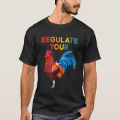 Reguleer de Pro-keuze van uw Rooster Retro T-shirt (Voorkant)