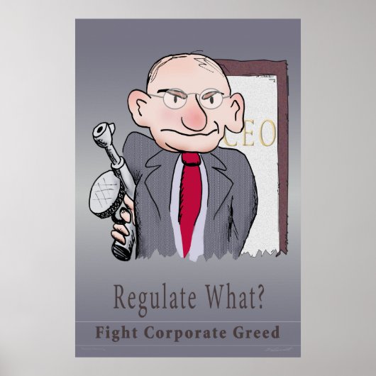 Reguleer wat? CEO-Poster Poster (Voorkant)