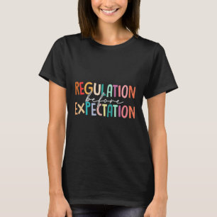 Regulering voor Verwachting Autisme Speciaal Onder T-shirt