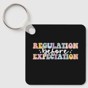 Regulering voor verwachting Groovy Sleutelhanger