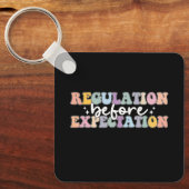 Regulering voor verwachting Groovy Sleutelhanger (Voorkant)