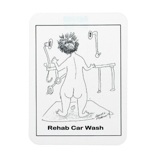 Rehab Car Wash Magneet (Verticaal)