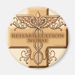 Rehab Nurse Caduceus Magneet
