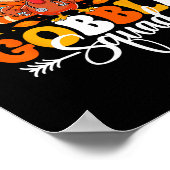 Rehab Verpleegster Gobble Squad Grappige Herfst Th Poster (Hoek)