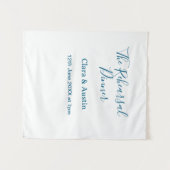 Rehearsal dinner the night before simple minimal m wandkleed (Voorkant (horizontaal))