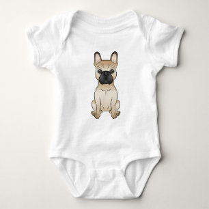 Rehkleurige Franse Bulldog met Zwart Masker / Fran Romper