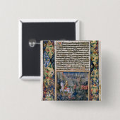 Rehoboam: oorlog tegen Jeroboam Vierkante Button 5,1 Cm (Voorkant /achterkant)
