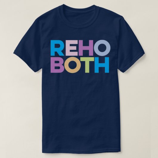 Rehoboth Beach Delaware Colorful Vacation  T-shirt (Design voorkant)