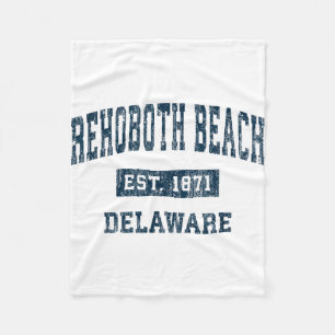 Rehoboth Beach Delaware DE  Sportontwerp N Fleece Deken