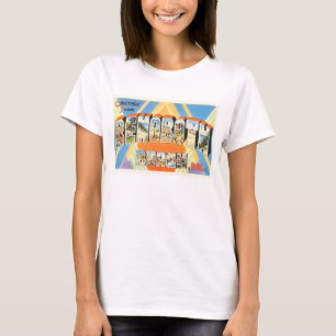 Rehoboth Beach Delaware DE Vintage Travel Briefkaa T-shirt
