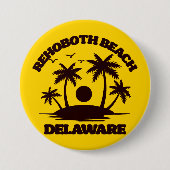 Rehoboth Beach Delaware Ronde Button 7,6 Cm (Voorkant)