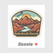 Rehoboth Beach, Delaware Sticker (Vel)