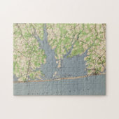 "Rehoboth & Bethany Beach DE Map" (1944) Legpuzzel (Horizontaal)