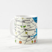 Rehoboth Bethany Beach Delaware Mug Koffiemok (Voorkant links)