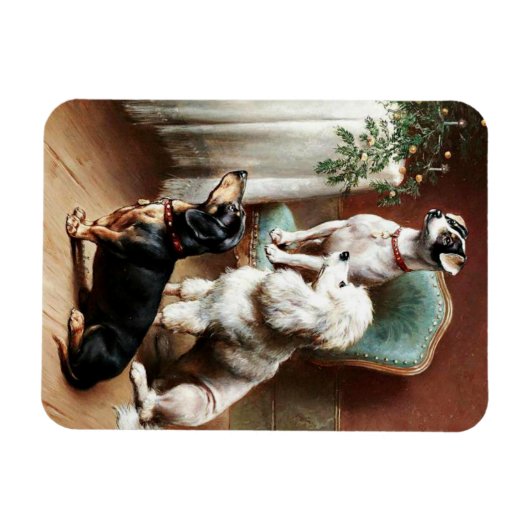 Reichert - Een kersttraktatie, schilderen, Magneet (Horizontaal)