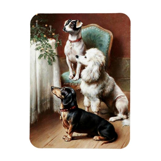 Reichert - Een kersttraktatie, schilderen, Magneet (Verticaal)