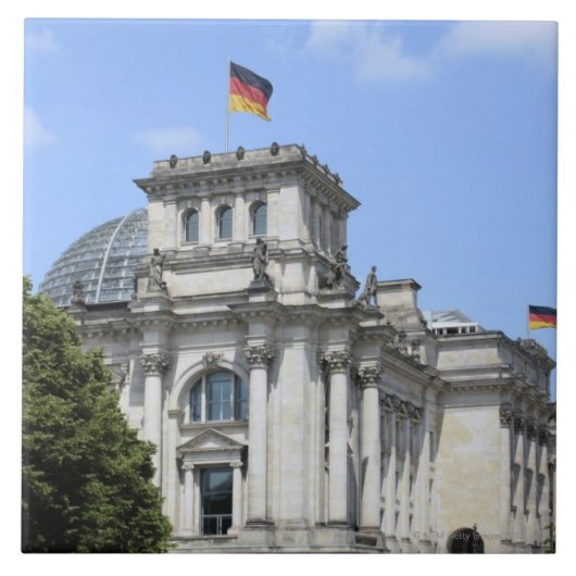 Reichstag, Berlijn, Duitsland 2 Tegeltje (Voorkant)