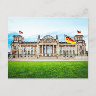 Reichstag in Berlijn, Duitsland, foto Briefkaart