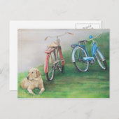 Reics Original Chien Art Carte postale (Devant / Derrière)