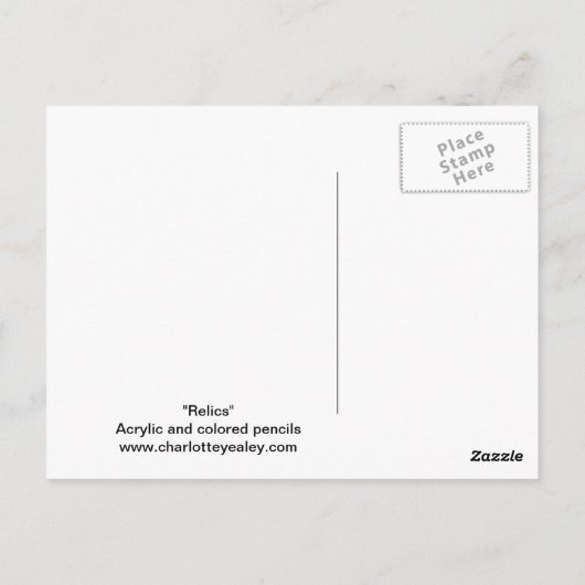 Reics Original Chien Art Carte postale (Dos)