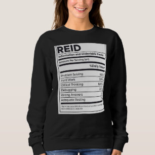 Reid Nutrition Information Probleem oplossen Hard Trui