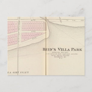 Reid's Villa Park, NJ Briefkaart