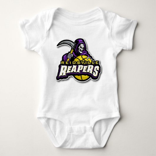 Reidsville Reapers Baby Sleeper Romper (Voorkant)