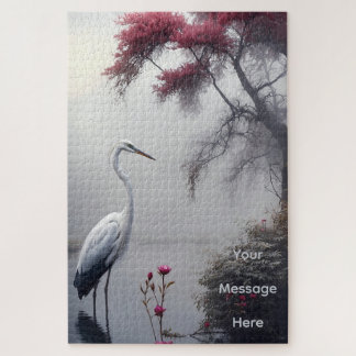 Reiger in de Oever Wand Kunst Legpuzzel