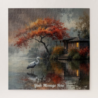 Reiger wandkunst legpuzzel