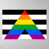 Reight Ally Flag Poster (Voorkant)