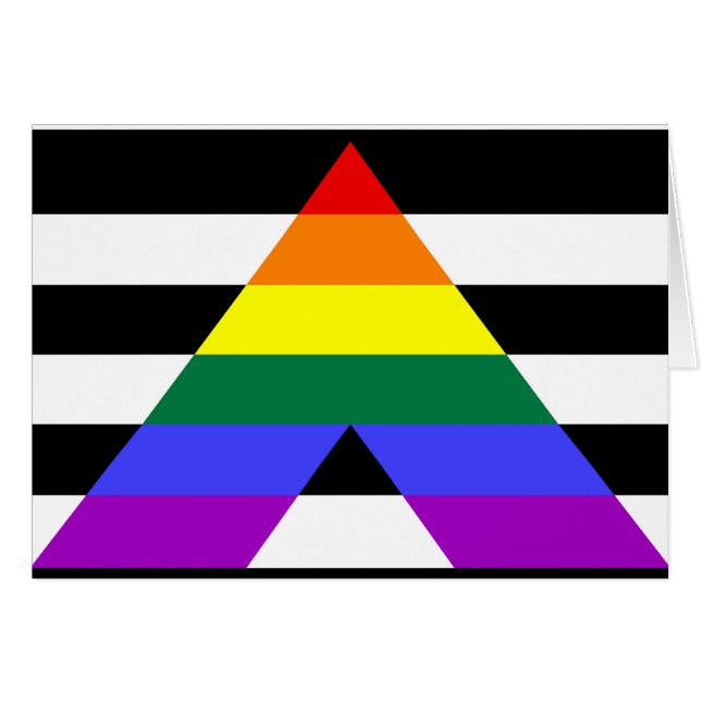 Reight Ally vlag (Voorkant Horizontaal)