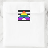 Reight Ally vlag Vierkante Sticker (Tas)