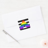 Reight Ally vlag Vierkante Sticker (Envelop)