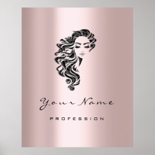 Reika Beauty Studio Hairdresser Makeup Artist Poster