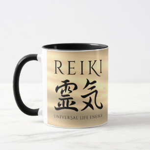 Reiki 霊 Japanse Calligrafische Life Energy 気 Mok