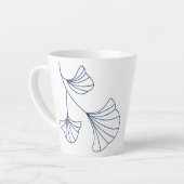Reiki beschermt de latte Mok. Blauw Latte Mok (Linkerhoek)