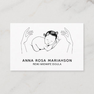 *~* Reiki Birthing . Verlosvrouw Doula Birth Coach Visitekaartje