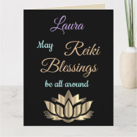 Reiki Blessings krijgen een goede groet