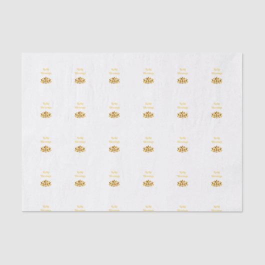 Reiki Blessings Tissuepapier (Voorkant)