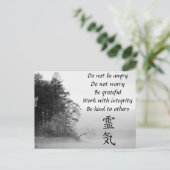 Reiki Briefkaart (Staand voorkant)