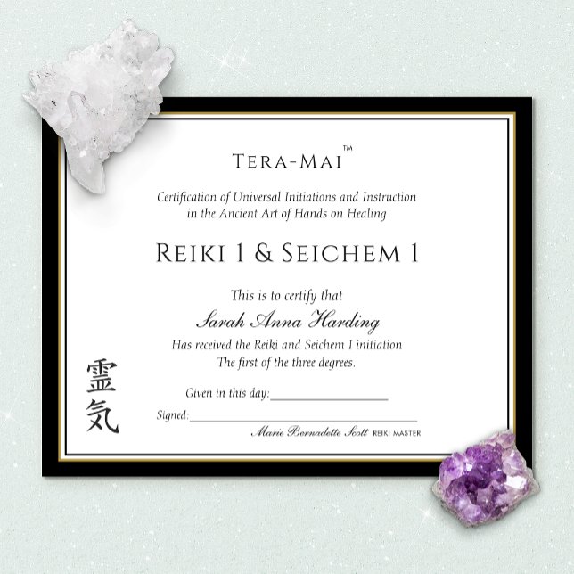 Reiki Certificate of Completion Award (Creator heeft geüpload)