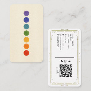 Reiki Chakra Energie Genezer Social Media QR Visitekaartje
