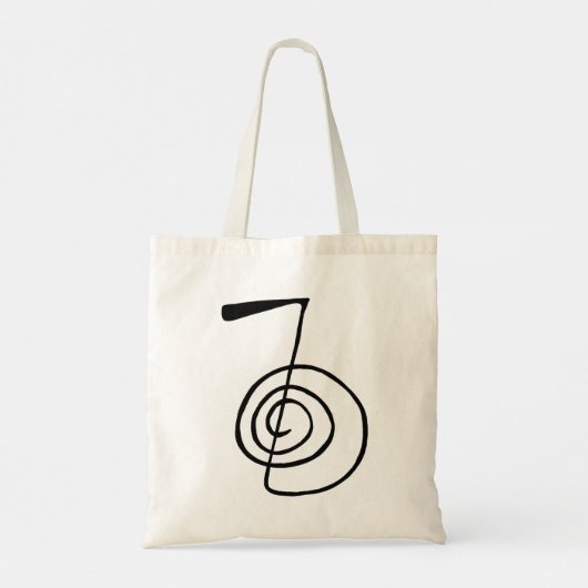Reiki: Cho Ku Rei: Het krachtsymbool Tote Bag (Achterkant)