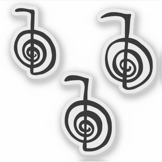 Reiki: Cho Ku Rei: het Power Symbol Sticker Pack (Voorkant)